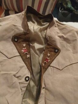 Tyrolské kožené sako