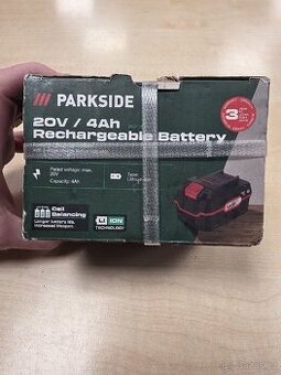 Baterie, akumulátor Parkside 20V/4Ah -NOVÁ