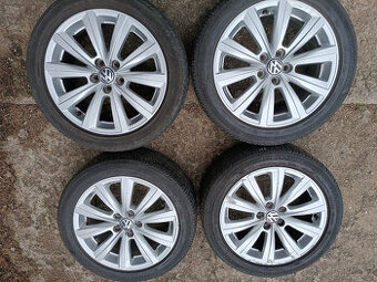 Polo Fabia Rapid - alu 7x16 et46 + letní 215/45/16