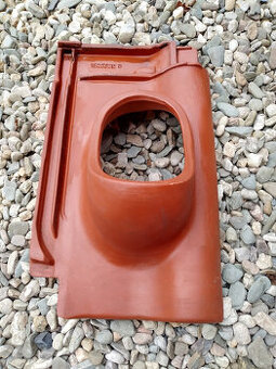 Prostupová střešní taška Tondach Samba - červená engoba