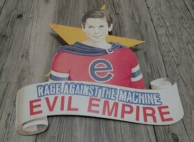 Starý HUDEBNÍ Reklamní Plakát,RATM-Evil Empire,ORIGINAL - 1