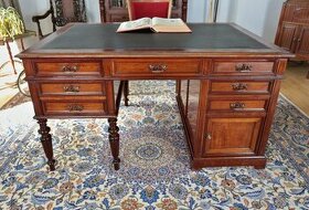 Starožitný neoklasicistní francouzský psací stůl Ludvík XVI