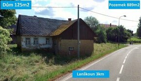 Prodám dům u Lanškrouna