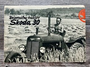 Prospekt traktor Škoda 30 ( 1946 ) slovensky