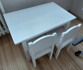 dětský stůl a židle IKEA SUNDVIK