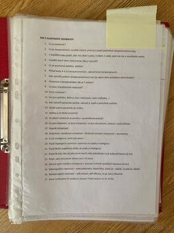 Krásně vypracované všechny maturitní otázky ZSV - 1
