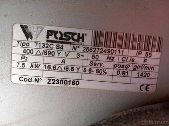 Drtič větví Posch , elektrický , výkon 7,5kw - 1