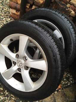 4x Letní pneu s disky - Barum 205/55r 16