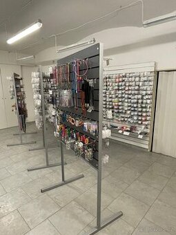 Drážkové panely slatwall - OBUSTRANNÉ