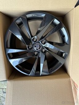 Nová originální sada alu disků Škoda Nevis black 17”