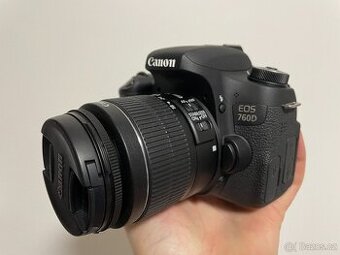 anon EOS 760D + objektiv EF-S 18-55mm TOP stav