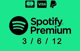 Spotify Premium 3/6/12 | nejlepší cena - 1