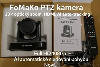 FoMaKo PTZ kamera 20× optický zoom, AI auto-tracking - 1