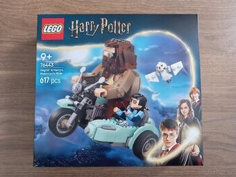 Lego Hagrid a Harry Potter na motorce