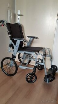 NOVÝ odlehčený transportní invalidní vozík ICON 35 BX