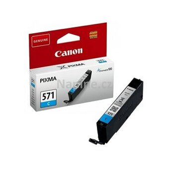Canon CLI-571C azurová a CLI-571BK černá