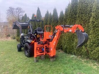 Zemní a výkopové práce malotraktor s čelním nakladačem - 1