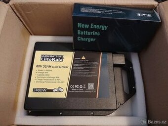 Nová baterie do elektrokoloběžky 60V 30 Ah