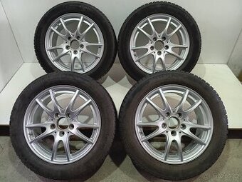 Zimní alu kola 5x112 R16 ET49 pneu 205/55/16