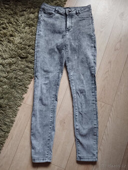 Džíny šedé vel.38 / M CROPP N.O.V.É. elastické