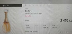 parfémovaná voda Dior J´a dore