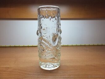 Fr. Pečený, masivní pěkná těžká váza, brus dna.