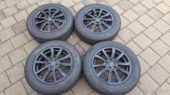 Alu kola Toyota 15" 5x100 zimní pneu 185/65 R15 7-8mm Yaris
