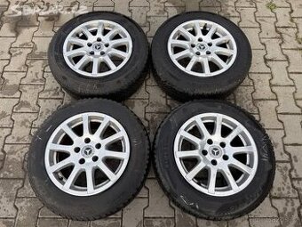 4x al kola 5x108 + pneu zimní 195/65 R15