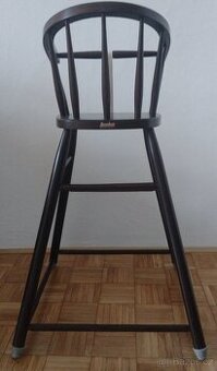 Dřevěná dětská vysoká židlička Zn. Bernkop