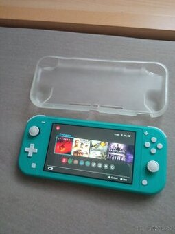 Nintendo switch lite plus můj účet 21 hrama