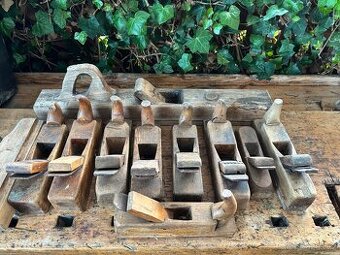 Starožitné dřevěné hoblíky