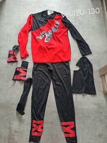 Maska na karneval - ninja vel.120-130 cm