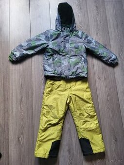 Detska bunda a kalhoty na lyze 116/122