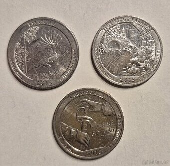 Pamětní mince usa 2015