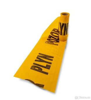 Fólie žlutá "POZOR PLYN"