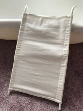 Lehátko do vany textilní bílé + vanicka za odvoz