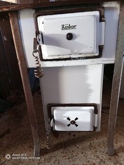 Retro kamna Kabor (kaborky) – bílá