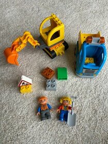 Lego Duplo sada Pásový bagr a náklaďák - 1