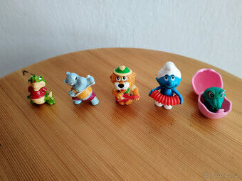 Retro figurky z Kinder vajíčka