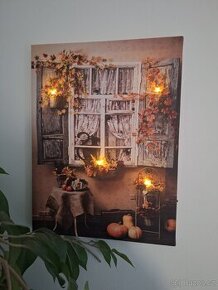 Svítící obraz na baterie