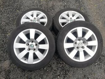 alu Škoda 16" 5x112 letní 205/55/16 ,VW,Seat,Audi, 5x112
