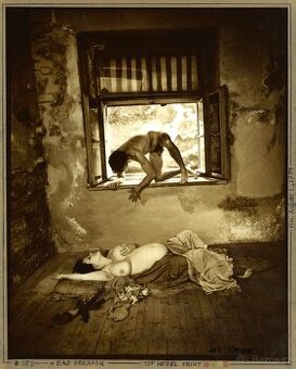 Jan Saudek - Bad Dream - originální fotografie