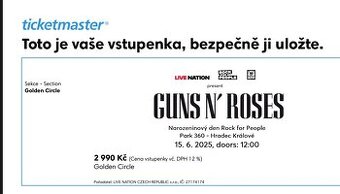 Guns N Roses - HK 15.6.25, Golden Circle