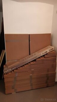 Plovoucí laminátová podlaha, buk, použitá