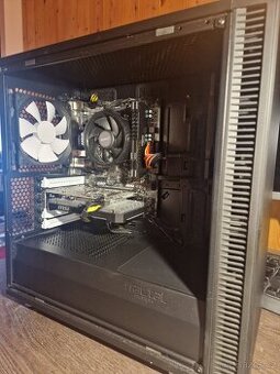 Herní PC na nenáročné hraní. R5 1600 AF, GTX 1650, 16Gb RAM