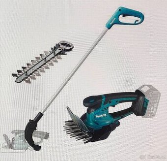 Aku nůžky na travu Makita DUM604ZX + prodloužená rukojeť