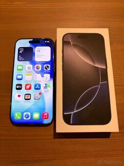 iPhone 16 Pro 256 GB na prodej – skoro nový, skoro dokonalý