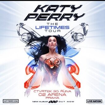 4 vstupenky-Katy Perry Praha-sektor 426