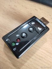 Externí 3D zvuková karta 7.1 do USB