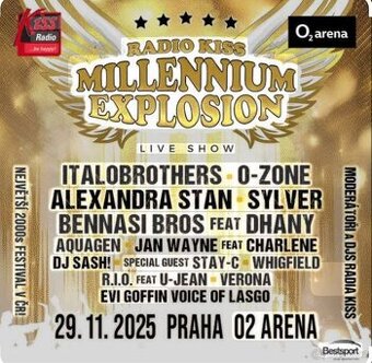 Kiss party 2x lístky na 29.11.2025